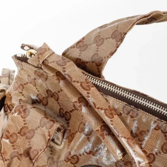 Gucci GG Monogram Crystal Hysteria Handbag - Picture 9 of 12